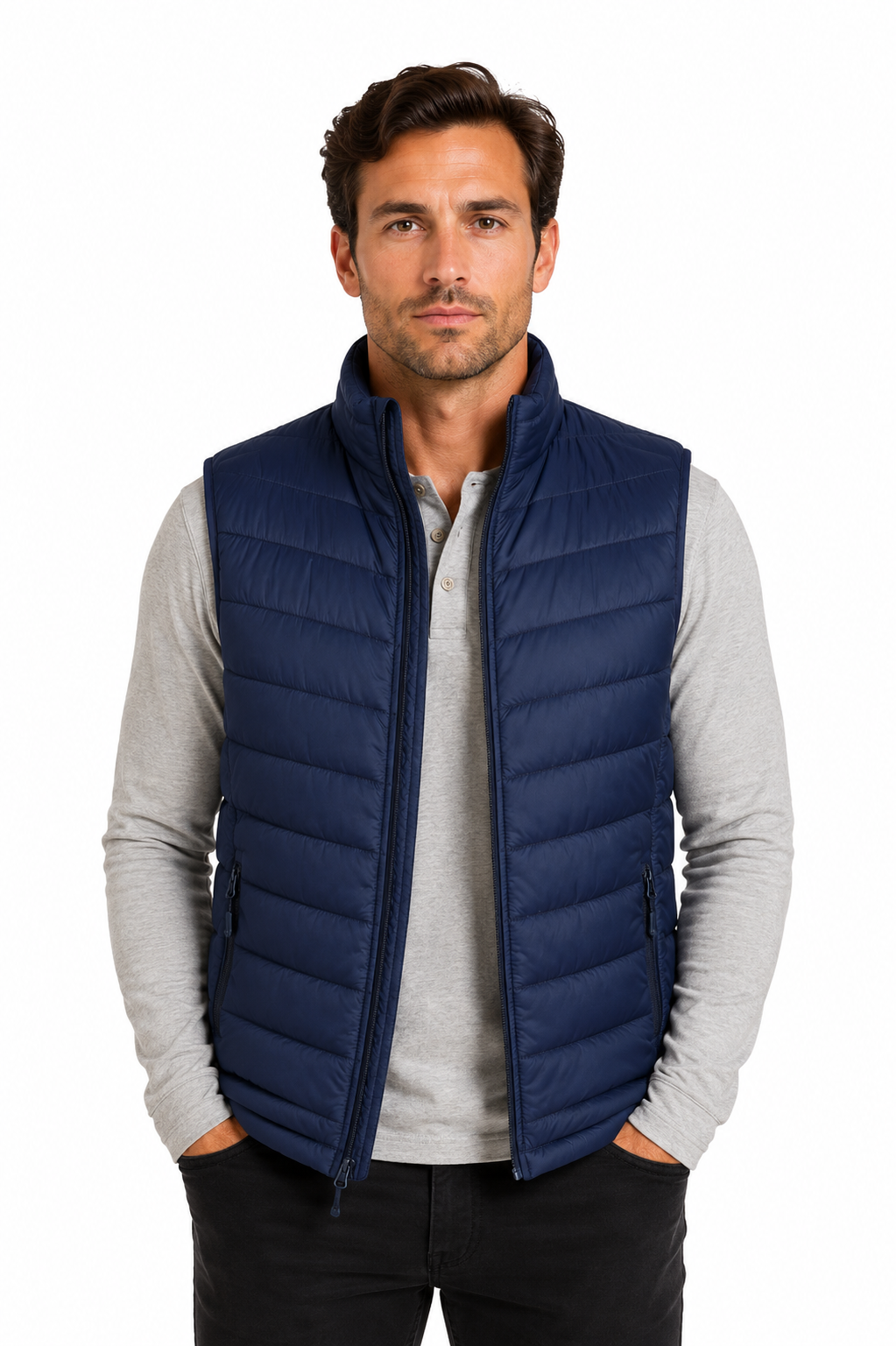 SNOWY MENS VESTS - 1523
